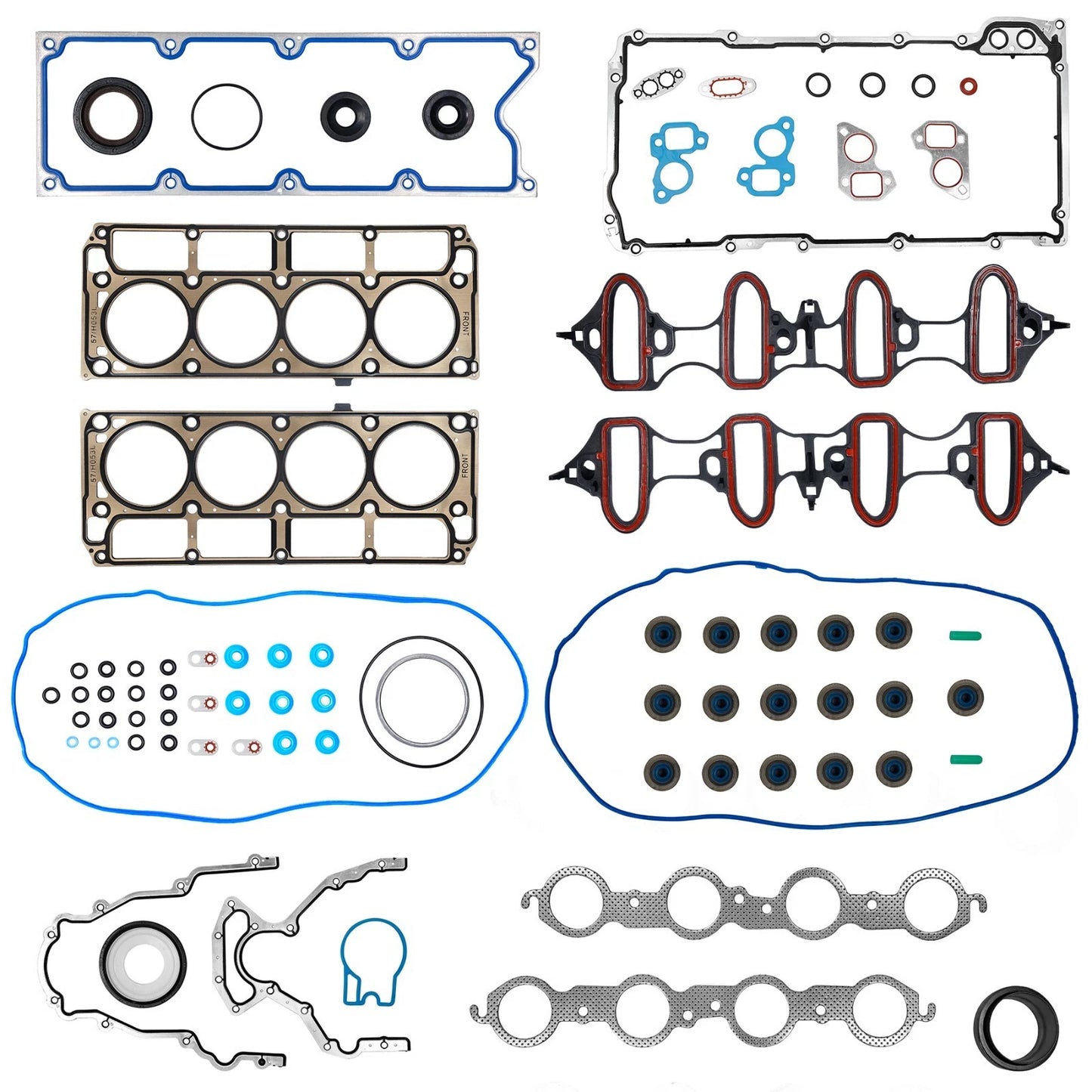 Head Full Gasket Set Fits 02-11 Chevy Silverado 1500 Tahoe GMC Sierra 5.3L 4.8L