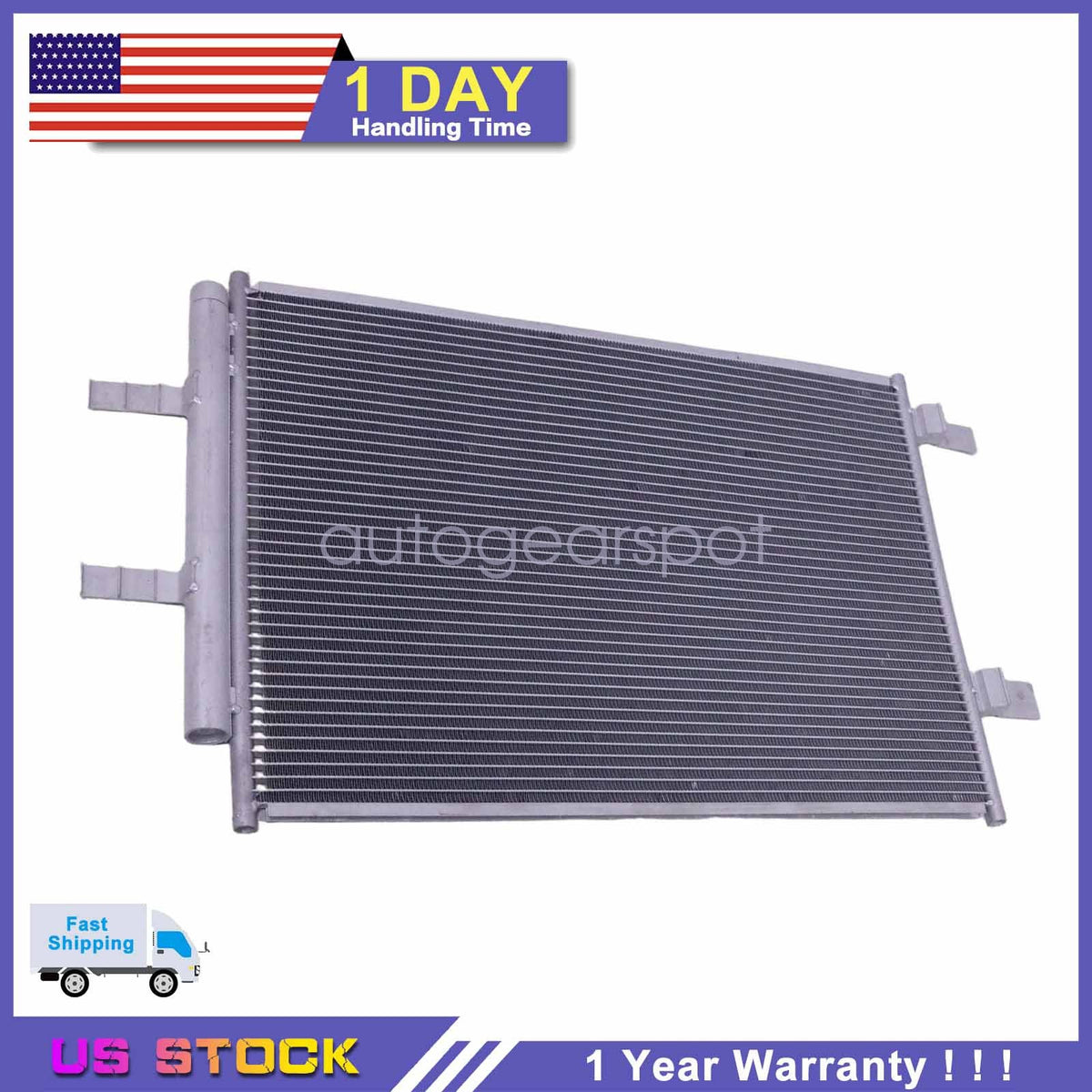 AC Condenser w/Receiver Drier Bracket Fit Mitsubishi Outlander 2022-2024 30280