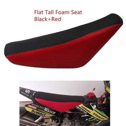 REPLACEMENT RED AND BLACK TALL FOAM SEAT FIT FOR HONDA CRF50 XR50 PIT BIKE NEW