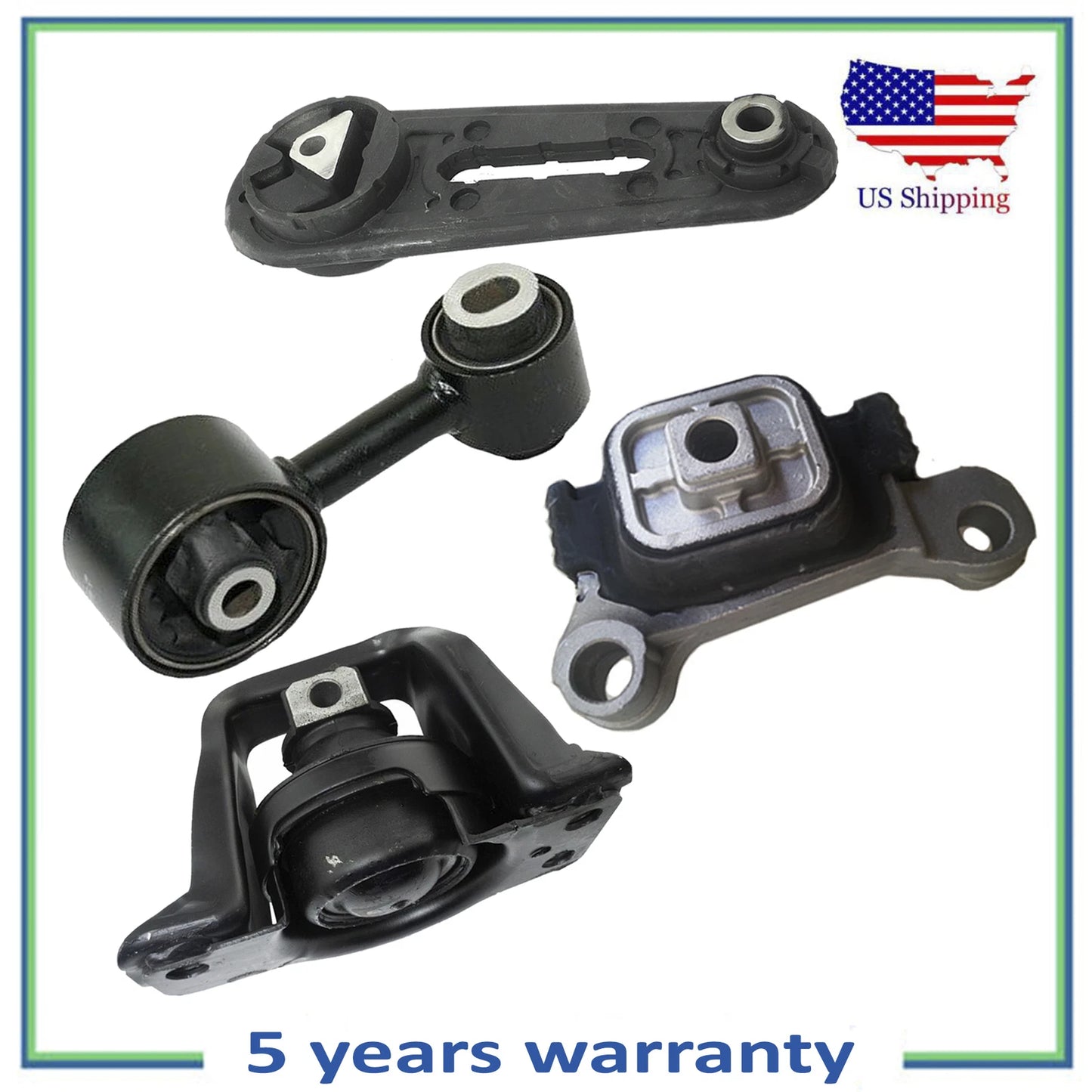 New For 13-17 18 Chevrolet City Express Nissan NV200 2.0L 4X Engine Motor Mount