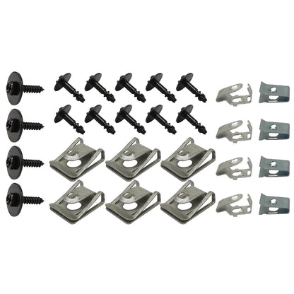 28x Engine splash guard mounting kit screw fits AUDI Q5 A4 A5 A6 A7 New