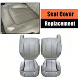 For 1999 2000 2001 2002 Chevy Silverado Suburban Tahoe Seat Cover Pewter Gray