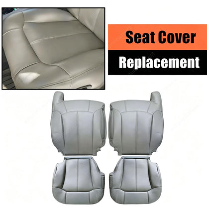 For 1999 2000 2001 2002 Chevy Silverado Suburban Tahoe Seat Cover Pewter Gray