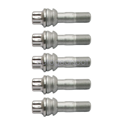 5x For Benz C167 V167 GLS450 GLE350 GLE450 A0009904518 Lug Bolt M15 x 1.25