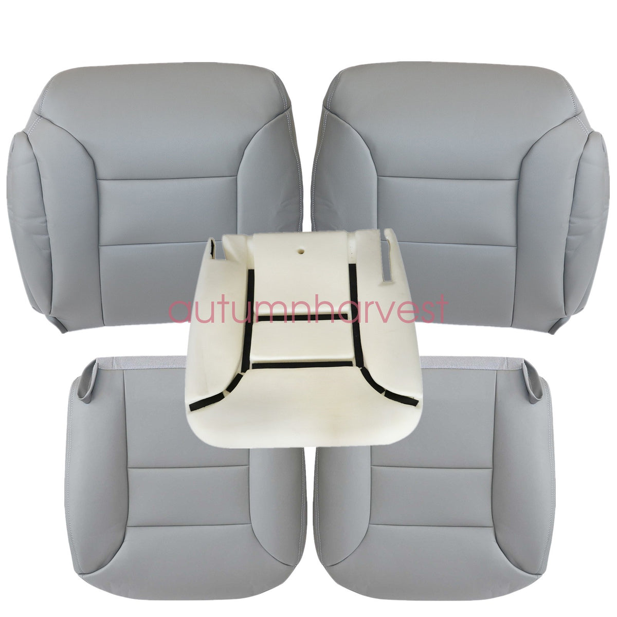 For Chevy Tahoe 1995-99 Driver & Passenger Side Seat Cover & Driver Foam Cushion