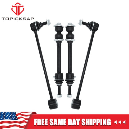 4Pcs Front Rear Kit Sway Bar End Links Kit Fit For 2009-2020 Dodge RAM 1500