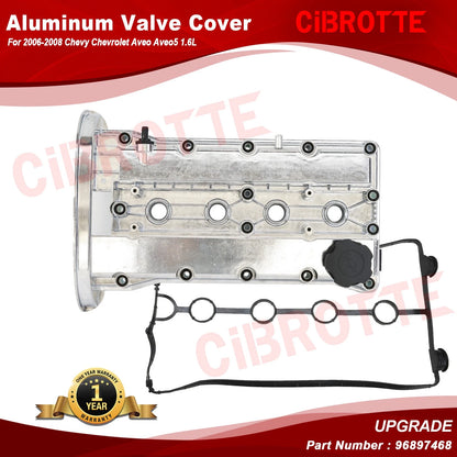 Valve Cover&Oil Filler Cap for 2007-2008 Aveo5 1.6L 2006-2008 Chevrolet Aveo
