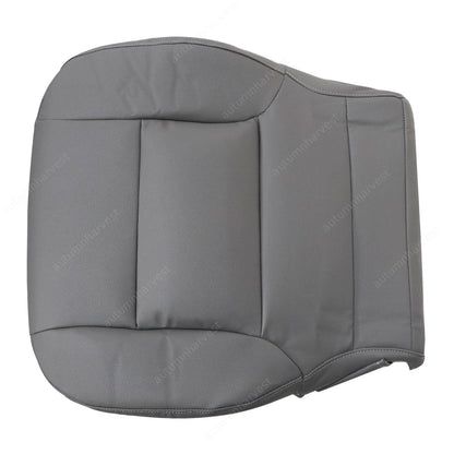 For 2014-2019 Chevy Silverado 2500HD Driver & Passenger Bottom Seat Cover Gray