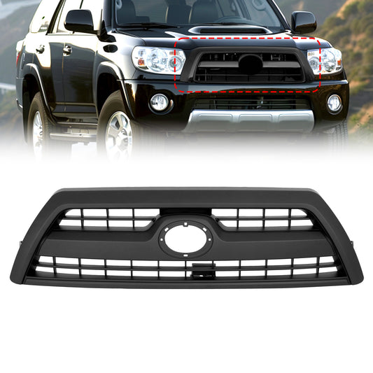 For 2006 2007 2008 2009 Toyota 4Runner Front Bumper Upper Grille Black TO1200297