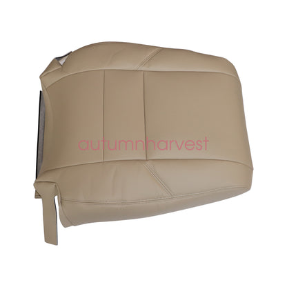 For 2000-2007 Toyota Sequoia Tundra Driver Side Top Leather Seat Cover Tan