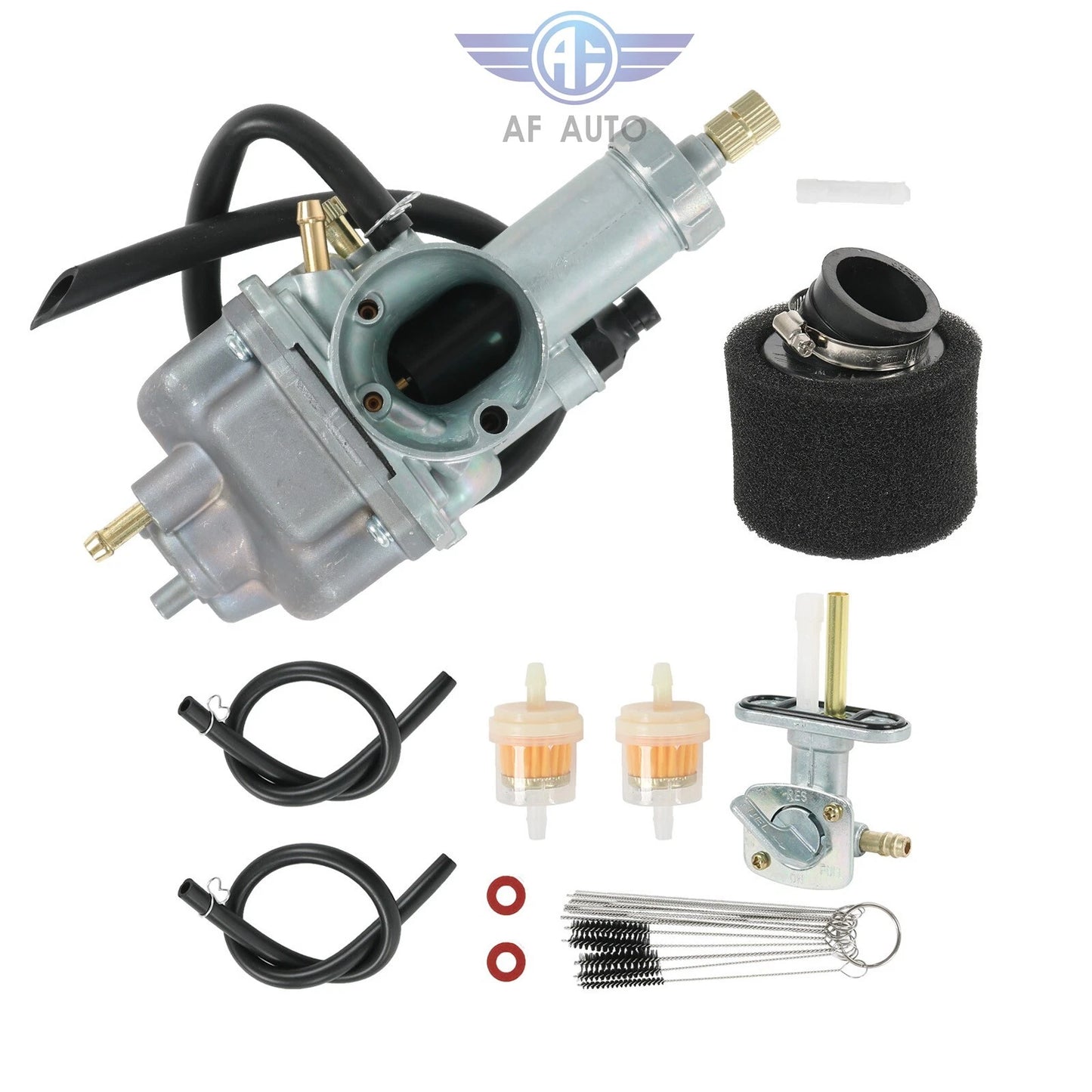 New Carburetor For Kawasaki Bayou220 KLF220A 1988-1998 w/ Air Filter Fuel Filter