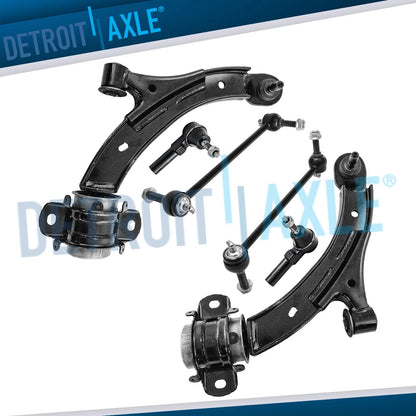 Front Lower Control Arms Sway Bars Tie Rods End Kit Fit 2010 -2014 Ford Mustang