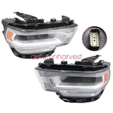 Headlight Full LED w/ Reflector Type For 2019 2020-2024 Ram 2500 3500 Left&Right