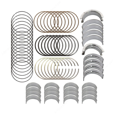 Fits For Chevrolet LS Gen III IV Main & Rod Bearings w/ Moly Piston Rings NEW