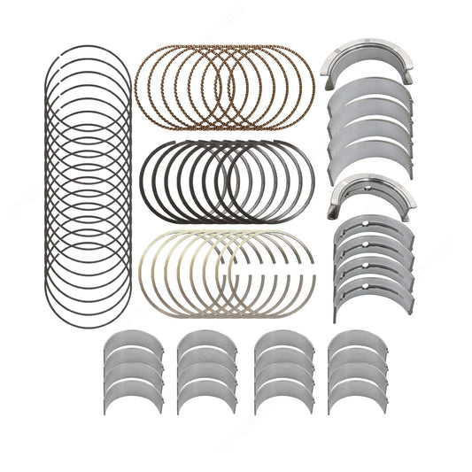 Fits For Chevrolet LS Gen III IV Main & Rod Bearings w/ Moly Piston Rings NEW