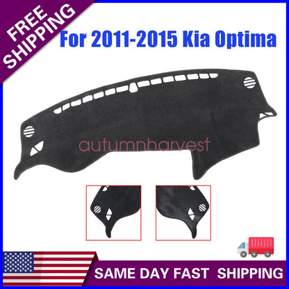 For 2011-2015 Kia Optima Poly Dashboard Dash Cover Mat Carpet Anti-Sun Protect