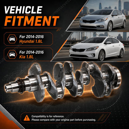 Engine Crankshaft for 2014-2016 Kia 1.8L - Perfect Fit and Durability