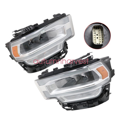 Headlight Full LED w/ Reflector Type For 2019 2020-2024 Ram 2500 3500 Left&Right