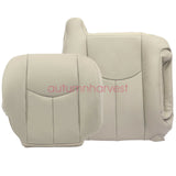 For 2003-2006 Chevy Tahoe Suburban Passenger Leather Seat Cover Light Tan 522