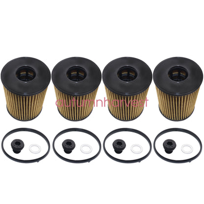 4PC Oil Filter Pack With Seals 26350-2S000 for 2020-2022 Hyundai Santa Cruz 2.5L