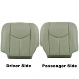 For 2003-2006 Chevy Silverado Leather Seat Cover Gray 922 LH & RH Side Bottom