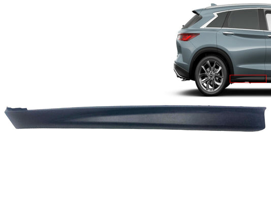 Rear Door Molding Trim Lower Passenger Right RH Side For 2019-2022 Infiniti QX50