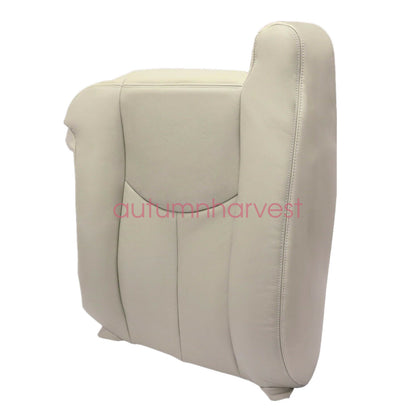 For 2003 2004 2005 2006 Chevy Tahoe Suburban Driver Leather Seat Cover Light Tan