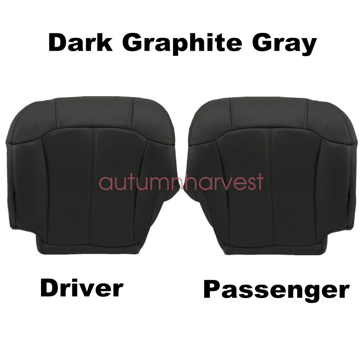 1999-2002 For Chevy Silverado Avalanche & GMC Sierra Seat Cover Dark Gray #122