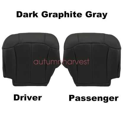 1999-2002 For Chevy Silverado Avalanche & GMC Sierra Seat Cover Dark Gray #122