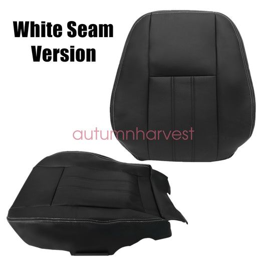 2PCS 2011-2016 For Chrysler Town & Country Bottom & Top Perforated Seat Cover
