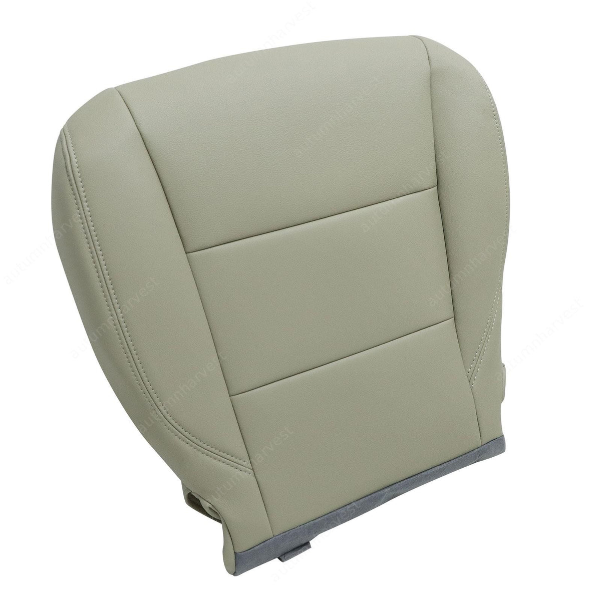 2X For 2015-2020 Toyota Sienna Driver & Passenger Bottom Leather Seat Cover Gray