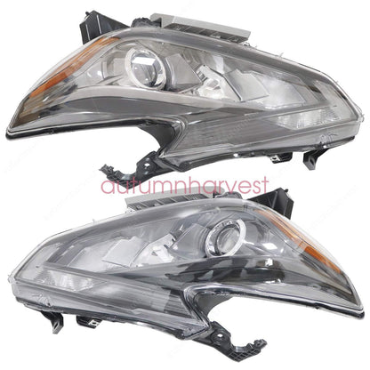 With LED DRL For 2016-2018 Nissan Altima LED Headlight Headlamps Left&Right Pair