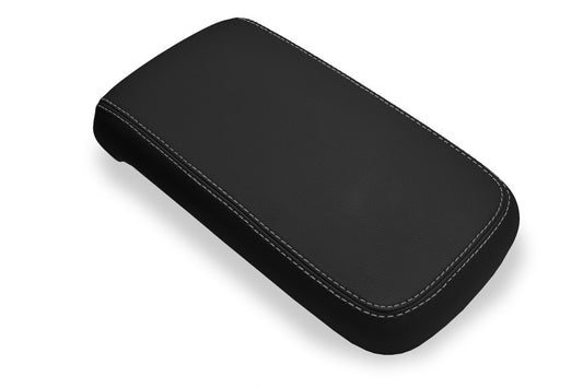 For Chevy Colorado 2015 2016-2019 Leather Console Arm Rest Cover Gray Stitch