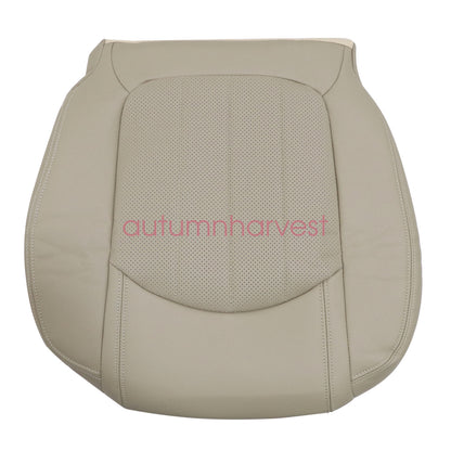 Fits 08-12 Buick Enclave Driver & Passenger Bottom AC Seat Cover Leather Tan