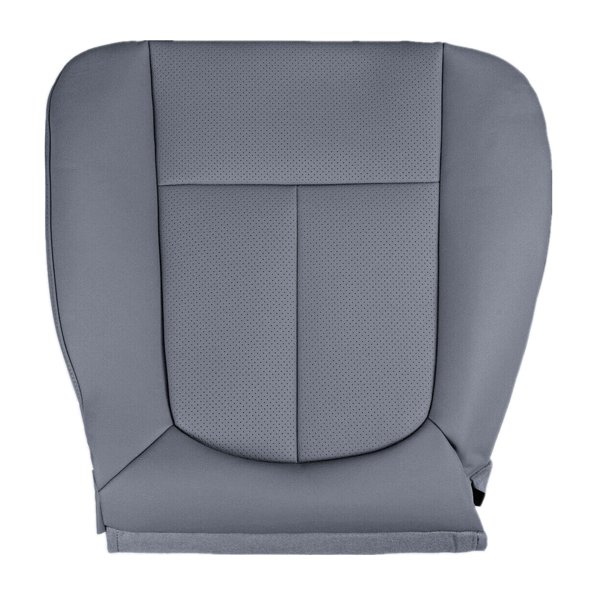 For 2012 2013 2014 Ford F150 Passenger Bottom PERFORATED SEAT COVER Gray