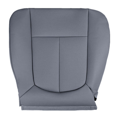 For 2012 2013 2014 Ford F150 Passenger Bottom PERFORATED SEAT COVER Gray