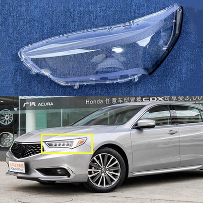 Left Fit For 2018-2019 2020 Acura TLX Headlight Lens Cover Shell Replacement
