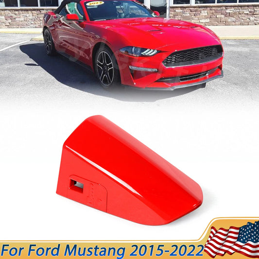 For 2015-2021 Ford Mustang Front Left Door Handle Key Lock Cap Hole Cover New