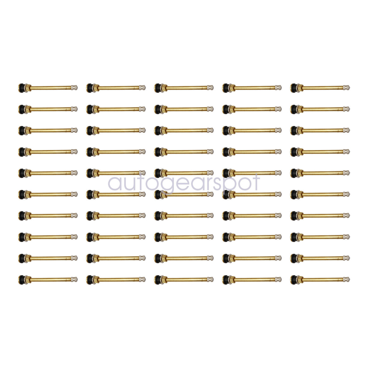 New 50X TR573 Truck Tire Valve Stem Wheels 22.5 /24.5 For Rim Φ.625".L: 4.527"