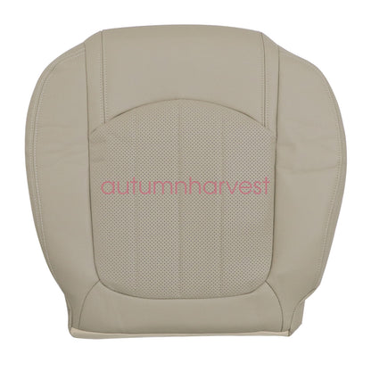 Fits 08-12 Buick Enclave Driver & Passenger Bottom AC Seat Cover Leather Tan