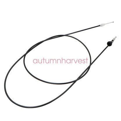 5910A065 FIT Mitsubishi Lancer 2008-2017 New Black Hood Lock Release Cable