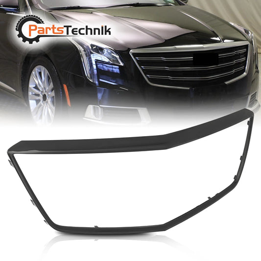Front Grille Surround Frame Molding Trim For Cadillac XT5 2017-2023 Gloss Black