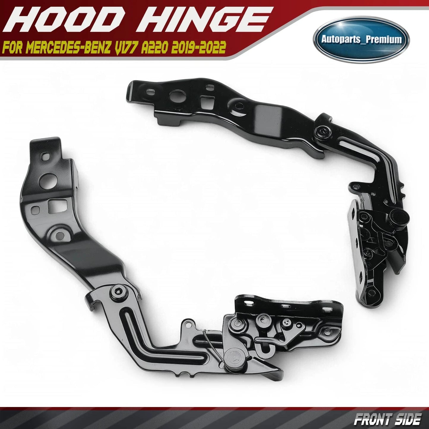 Pair Hood Bonnet Hinge For Mercedes-Benz V177 A220 19-22 C118 CLA250 2020-24