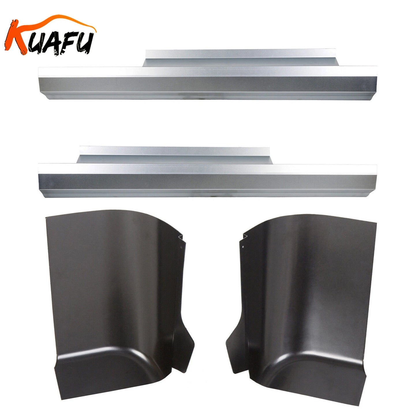 For 2007-13 Chevy Silverado GMC Sierra 2 Door Outer Rocker Panel Cab Corner Kit