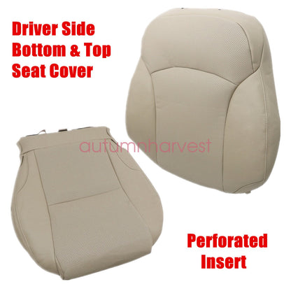 Fits 2006 2007 2008 2009 Lexus IS250 IS350 Driver Bottom & Top Seat Cover Tan 2x
