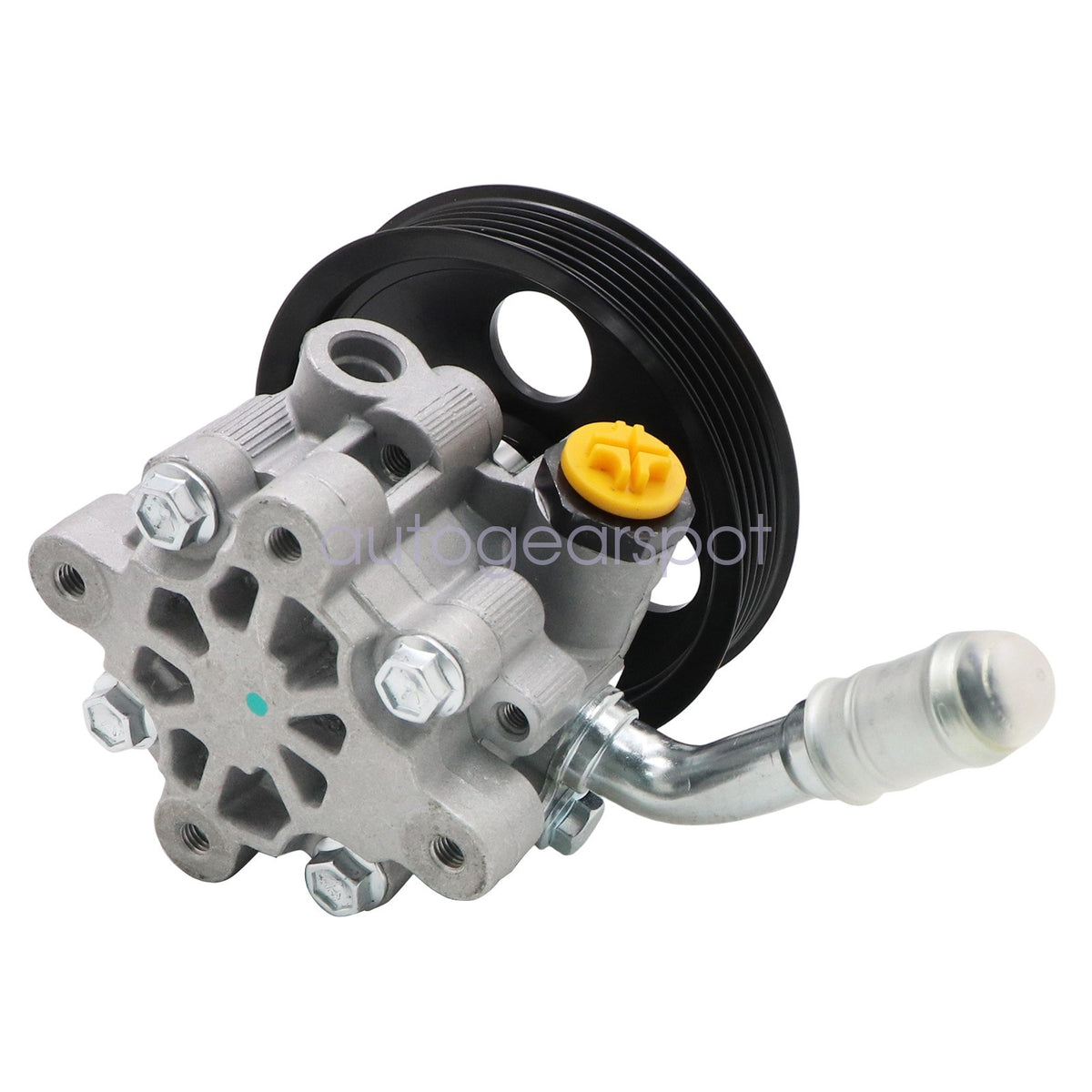 For Chrysler Voyager Ram C/V Dodge Power Steering Pump w/ Pulley & Inlet line