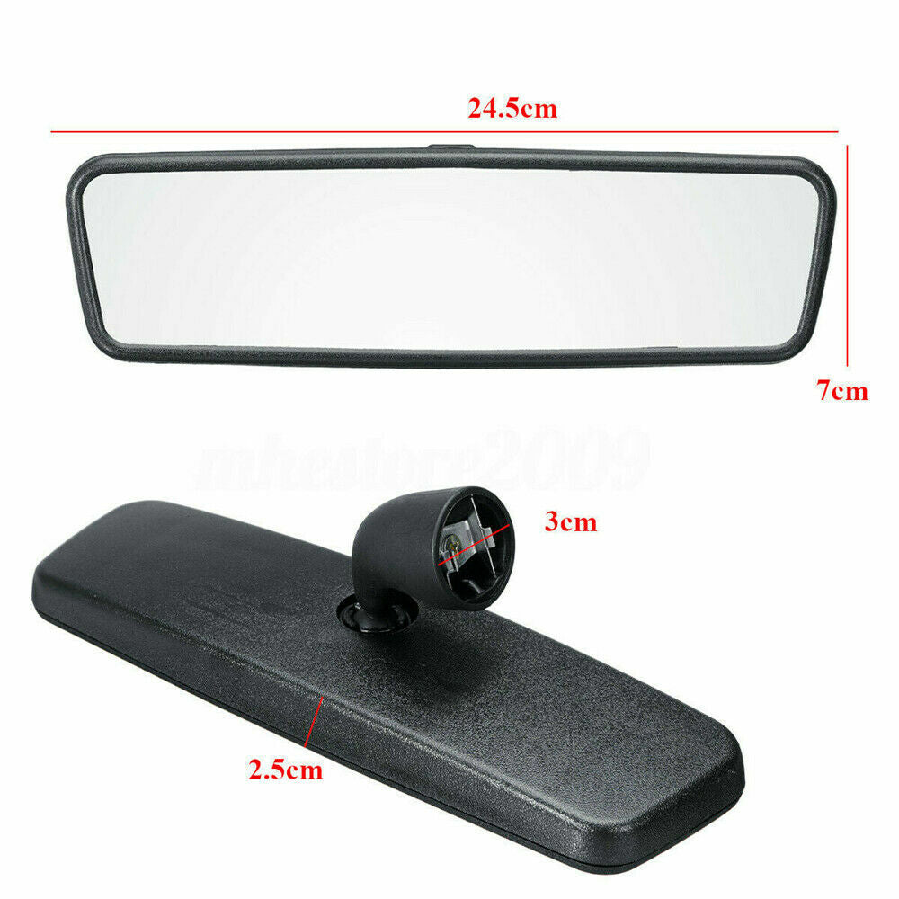 Black Rear View Interior Mirror Fit For VW Golf MK4/MK5/MK6 Jetta Bora Passat B5
