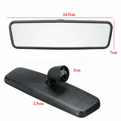 Black Rear View Interior Mirror Fit For VW Golf MK4/MK5/MK6 Jetta Bora Passat B5