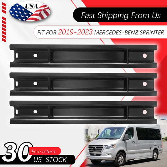 3 Rear Seat Brackets for 2019 20 21 22 2023 Mercedes Benz Sprinter w/o Bolts