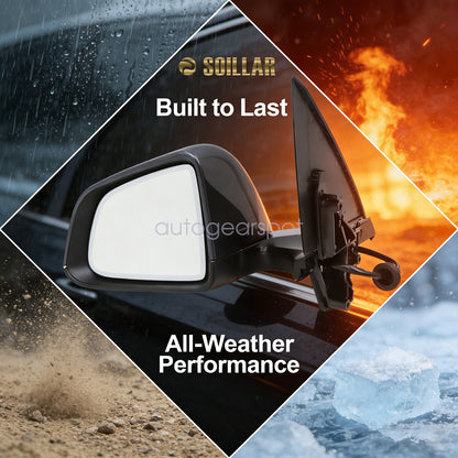 Left Driver Side View Mirror 1594111-00-C For Tesla Y 2020-25 Anti-glare lenses